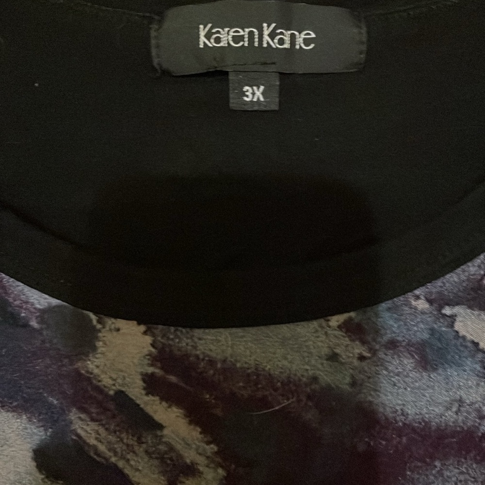 Karen Kane color splash artsy blouse​​​ - Picture 3 of 5